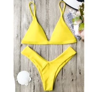 Yellow bikini set
